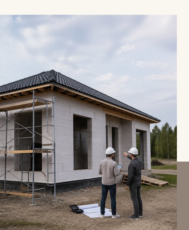 Проектирование одноэтажных домов из газобетона в Пушкине
